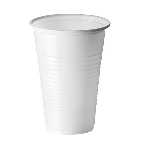 VASO PLASTICO BLANCO 220 (Caja 3000 uds).                                                                                                                                                                                                                      